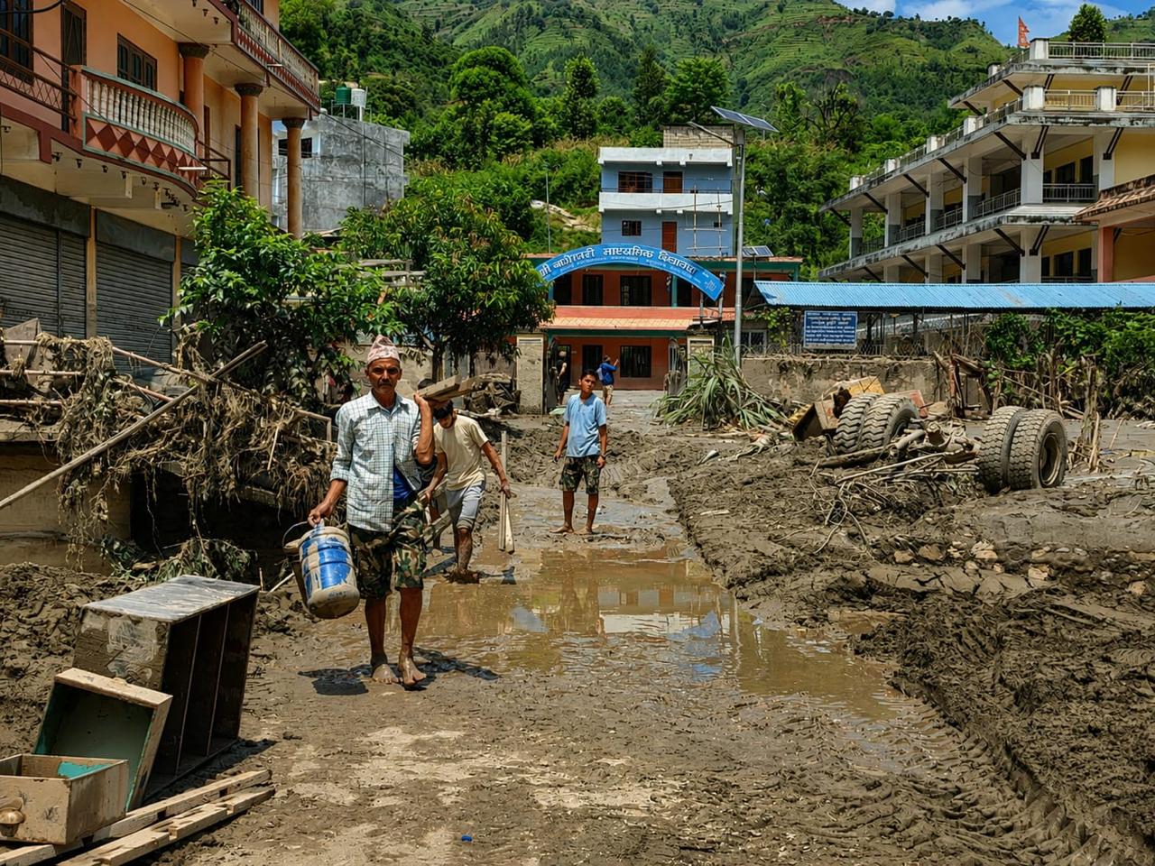 Floods Nepal