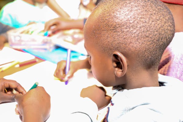 A child drawing