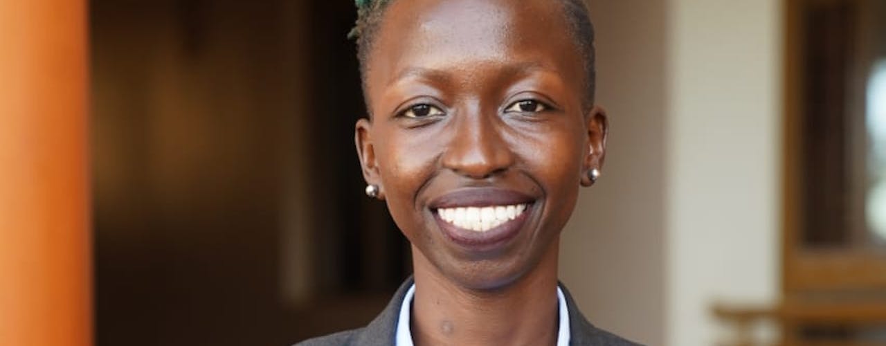 The statement is delivered by Youth Advocate Fancy (from Uganda), supported by the She Leads Programme and its partners.