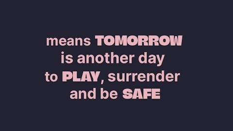 A part of the spoken word animation from saskia de Vries