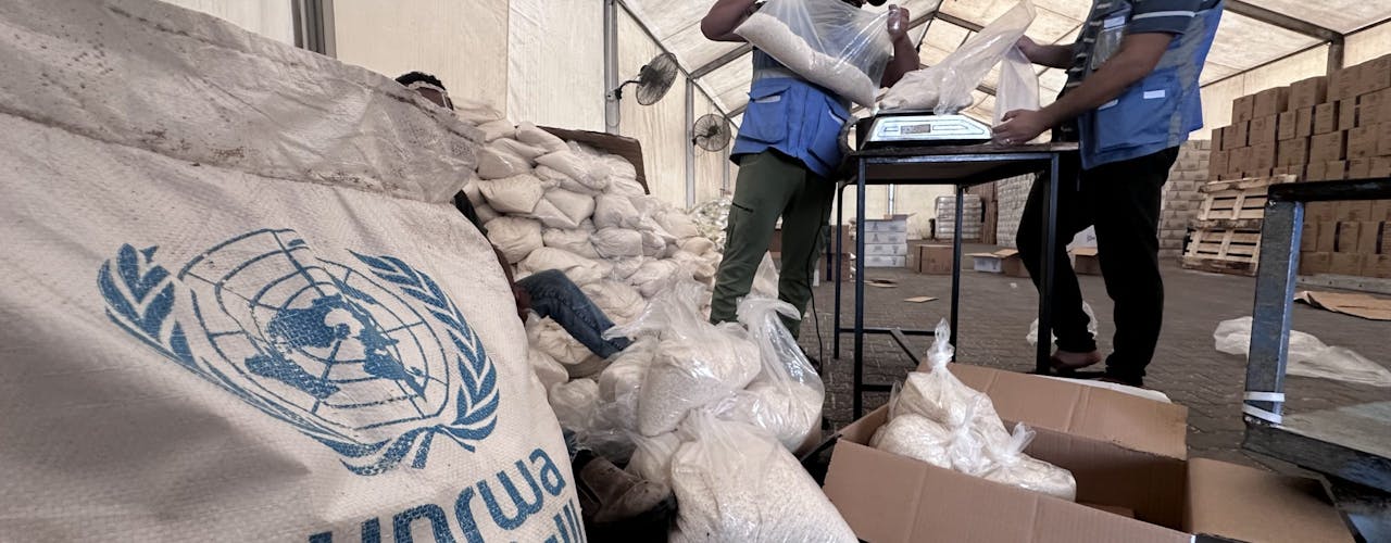 Without the help of UNRWA, NGO's like Terre des Hommes can't do their job