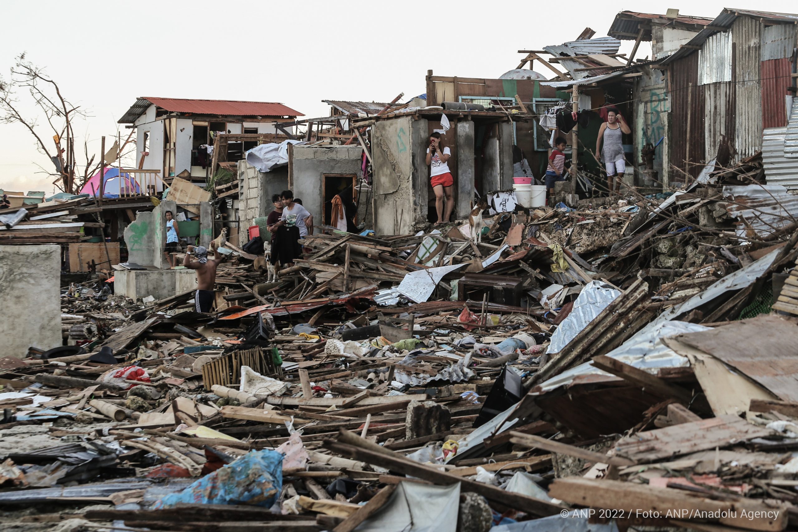 De ravage na Tyfoon Rai © ANP 2022 / Foto: ANP/Anadolu Agency