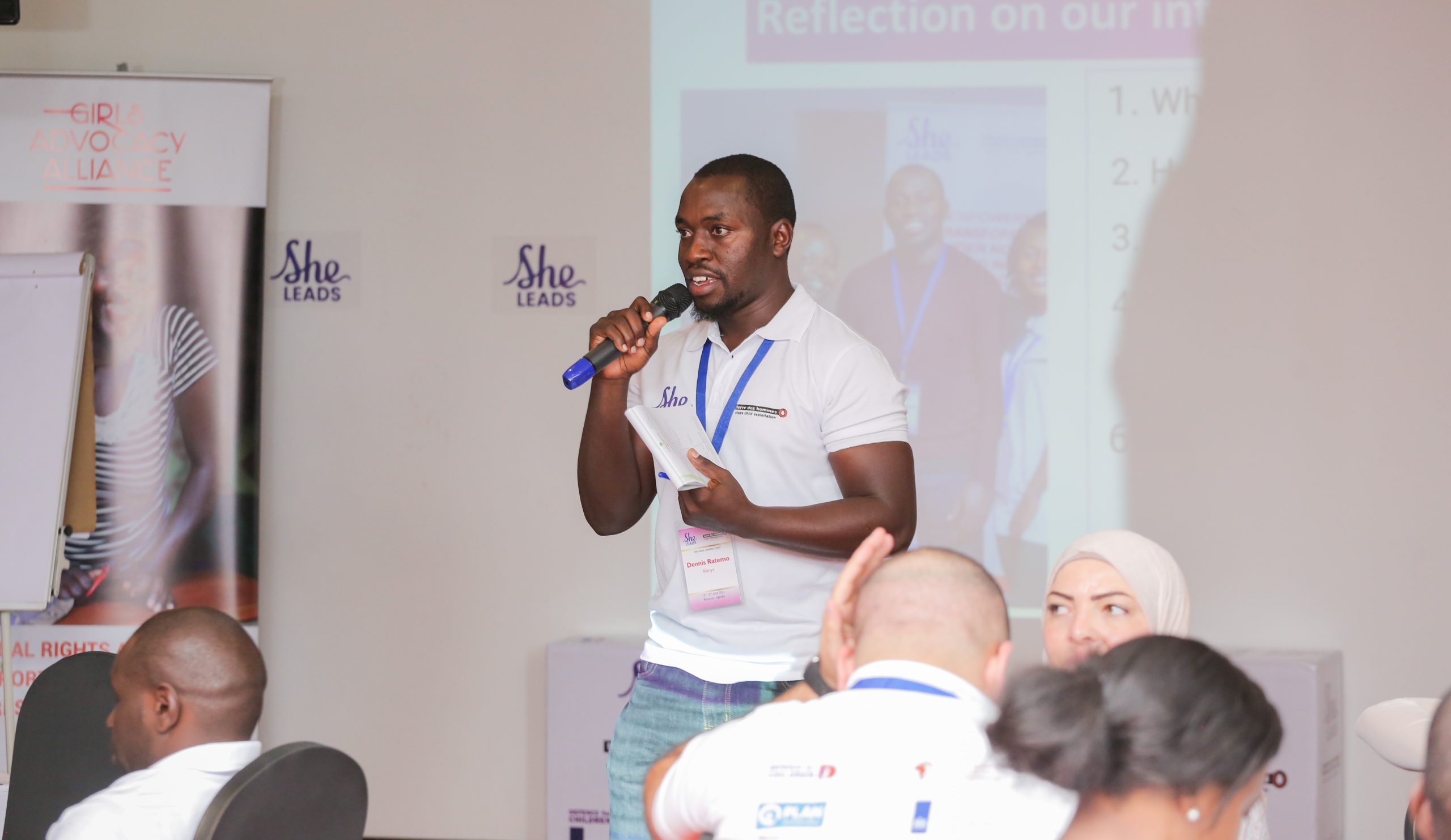 Man speaking about womens rights