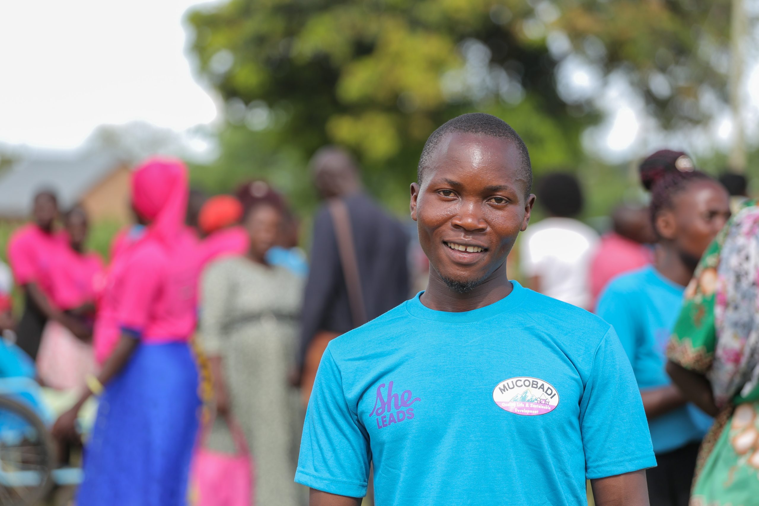 Abudu attending the She Leads meeting