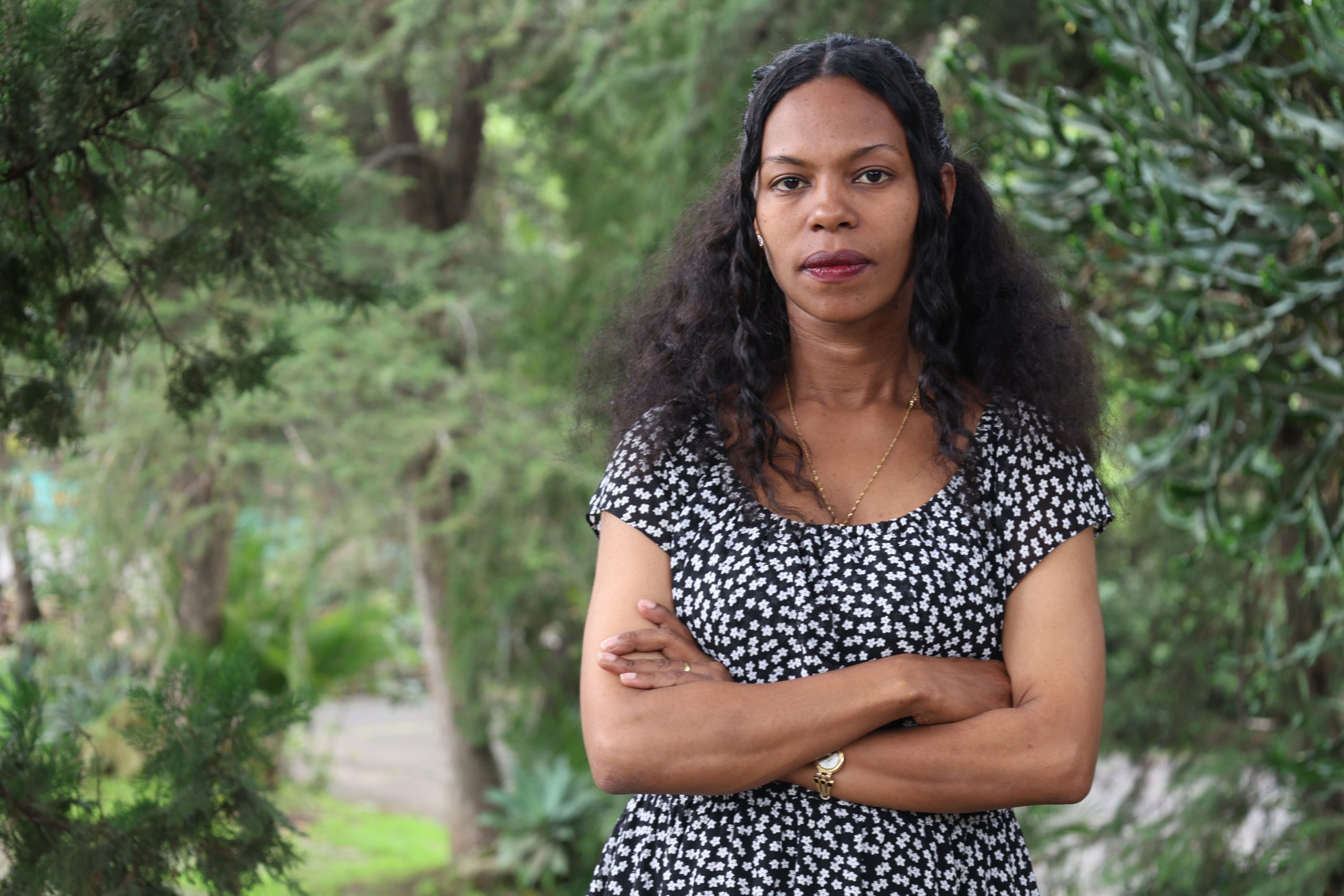 Frehyiwot, 29 years old, a She Leads Advocate in Ethiopia, boldly presents herself at the 