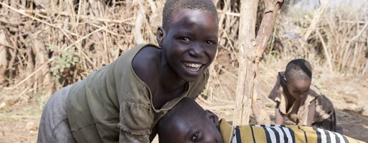 Children in Napak district, Uganda